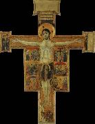 The crucifixion with scenes of the suffering Christs unknow artist